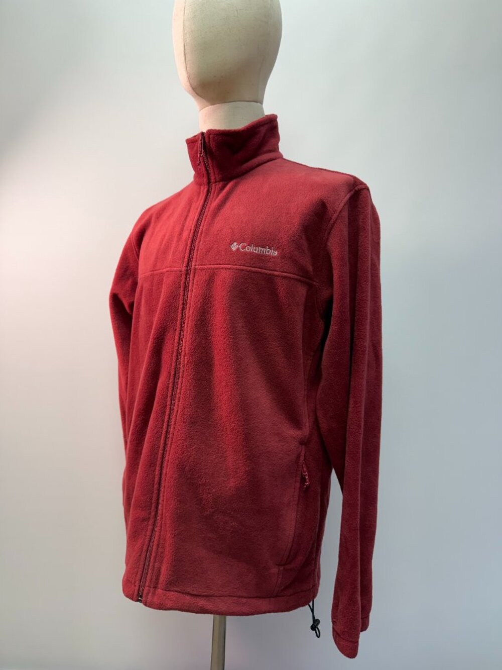 Columbia Sportswear Ultra Soft Men’s Fleece Jacket Rust/Red Size Large